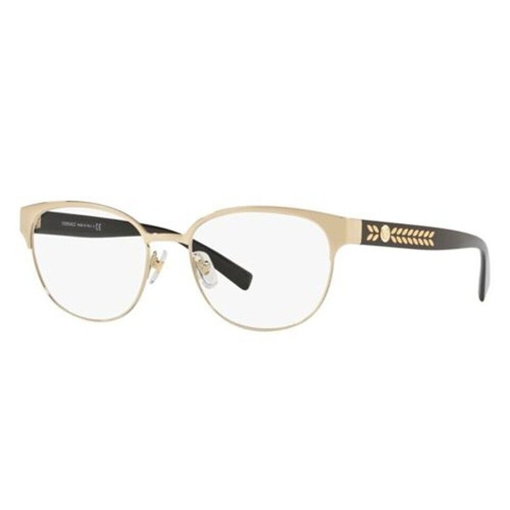 Versace VE1256-1252-53 Gold Demo Lens Women's Eyeglasses - Picture 1 of 5